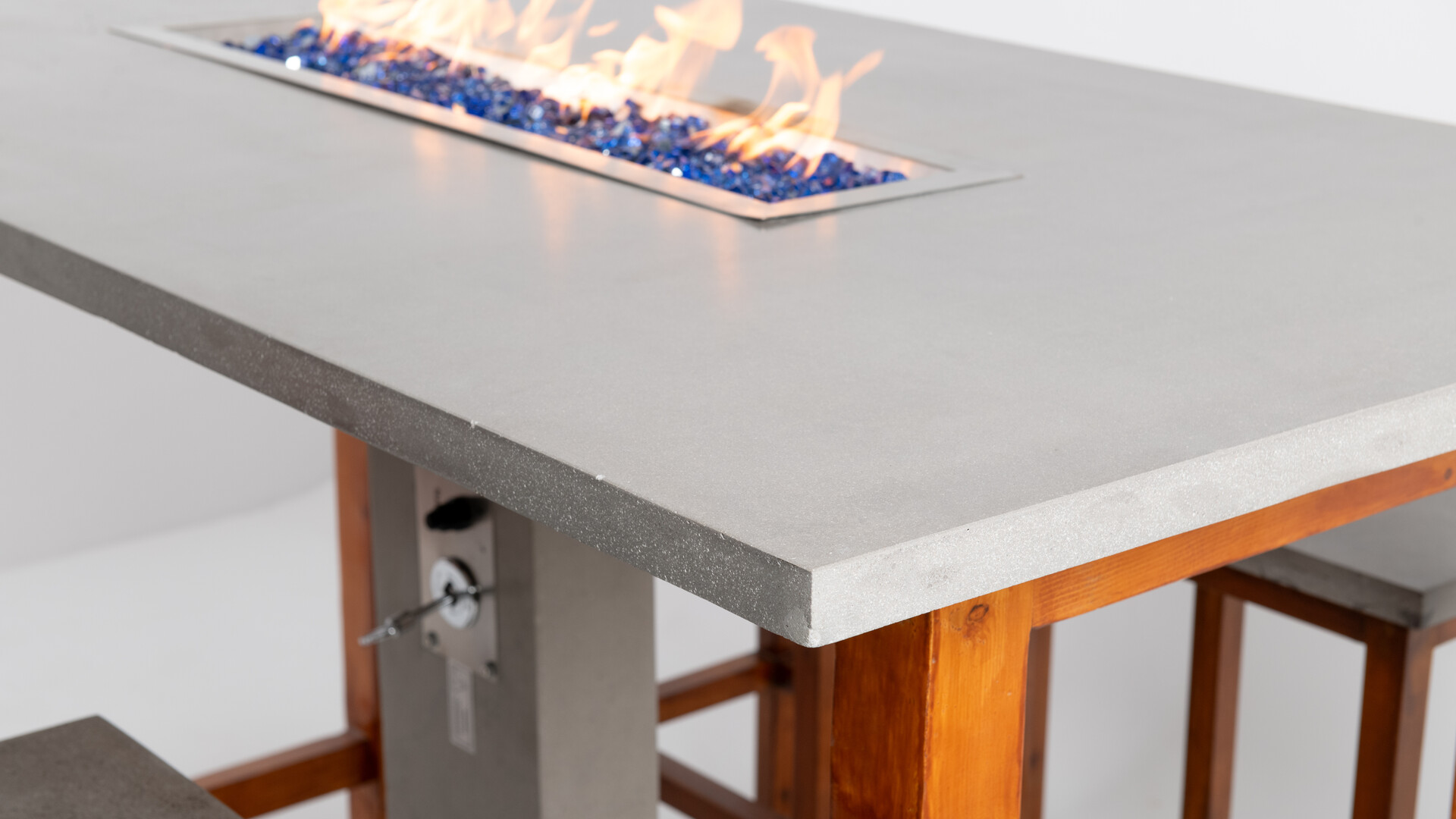Concrete Firepit Table